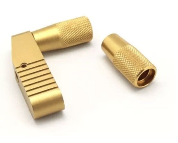Yellow Color CNC Turned Parts Anodized Aluminium 6061 T6 For Car Body