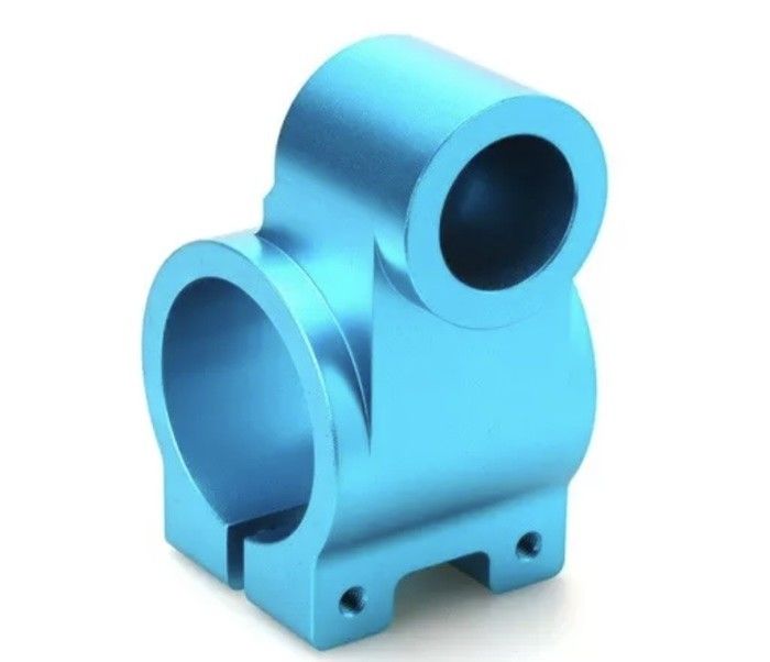 Aluminum 6061-T6 CNC Turned Parts Color Anodized For Valve Bodies Stems