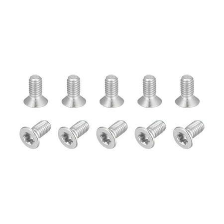 M3x6mm Torx Security Machine Screws 316 Stainless Steel Countersunk Head Tamper Proof Screw Fasteners Bolts