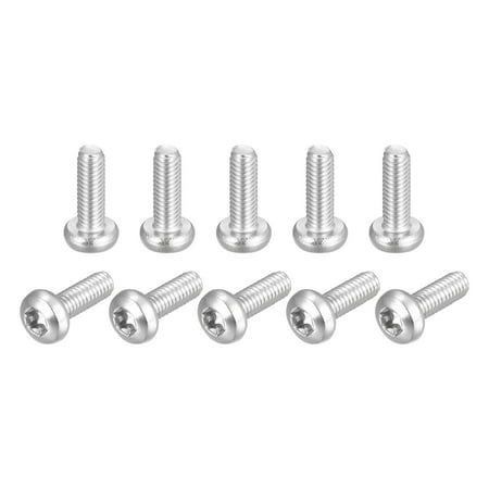 M4x16mm Torx Security Machine Screws 316 Stainless Steel Pan Head Tamper Proof Screw Fasteners Bolts
