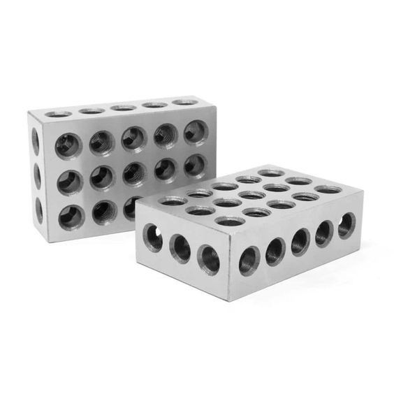 25 mm x 50 mm x 75 mm Steel-Hardened Metric Precision 123 Gauge Blocks