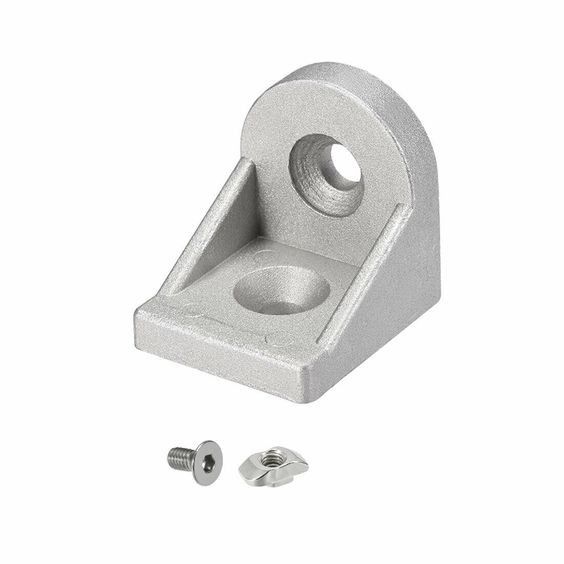 Angle Arbitrary Bracket Set, Corner L Connector for Series Aluminum w Slot 8mm