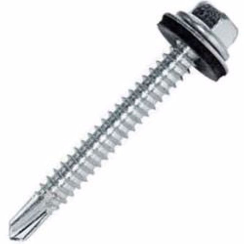 No. 14 Sizes X 3/4 In. L Hex Hex Head Sheet Metal Screws 1 Lb