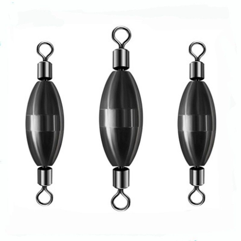 Fishing Swivel Copper Hammer Counterweight Connector Lead Sea Freshwater Floating Rock Lure Bait Fishing Tackle Accessor