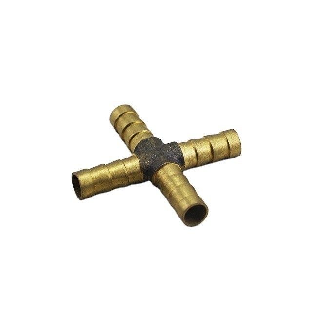 Pneumatic Hydraulic Brass Female Male Straight Cross X Y T Shape Pipe Adapter Hose Barb Fitting