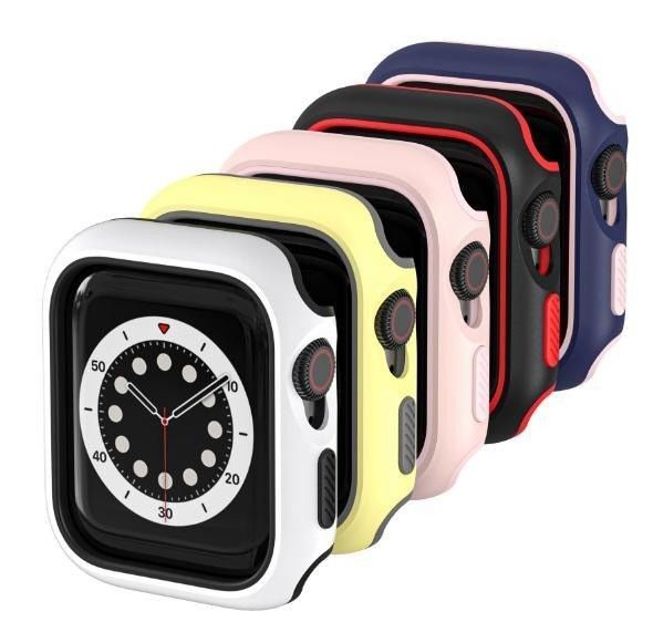 Can Custom Drop Resistant Dual Color Protective Case TPU Protective Smart Watch Case