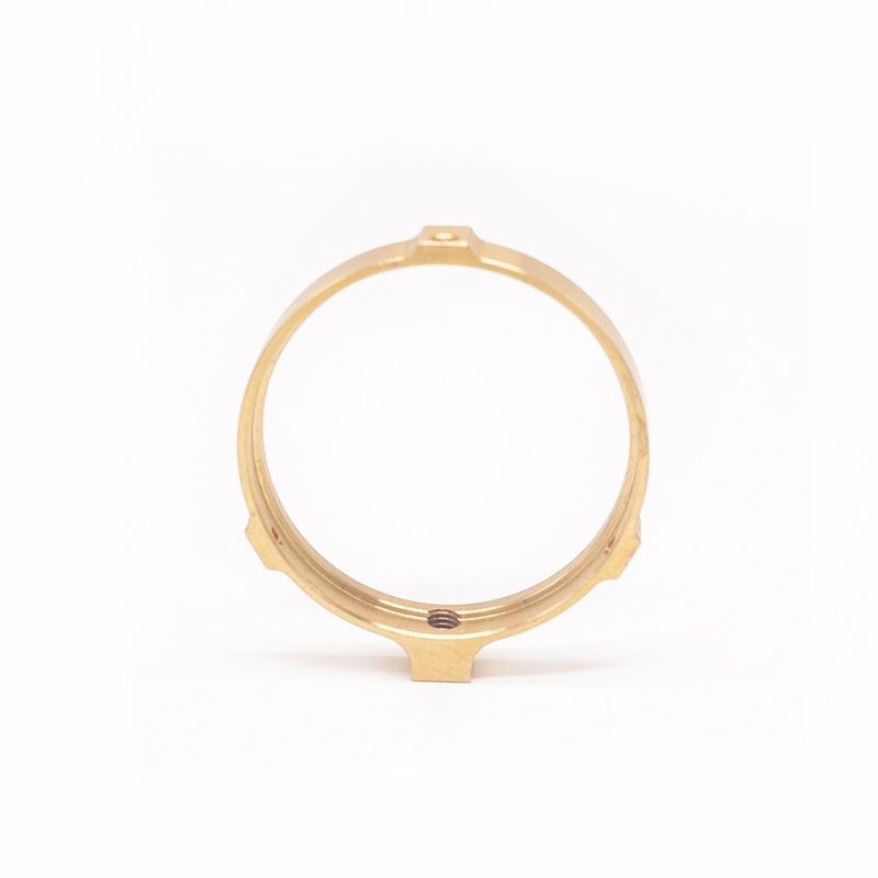 Professional Manufacturer Custom CNC Brass Ring Precision Watch Tools OEM CNC Milling Female Thread Brass Ring