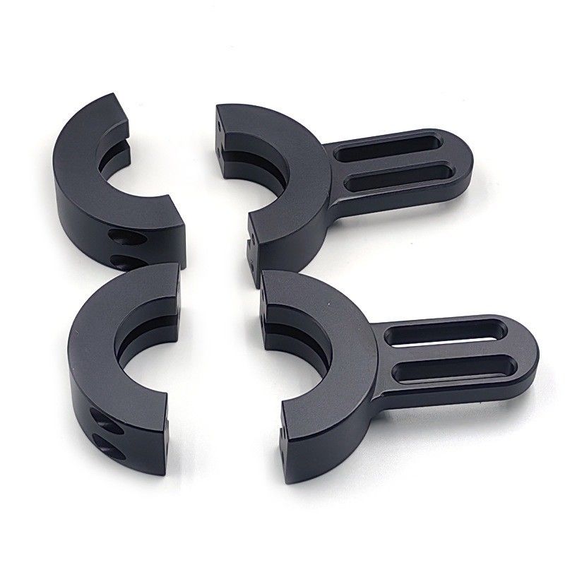 Custom CNC Machined Anodized Aluminum 6061 Holder Metal Machining Milling Service Parts For Bike