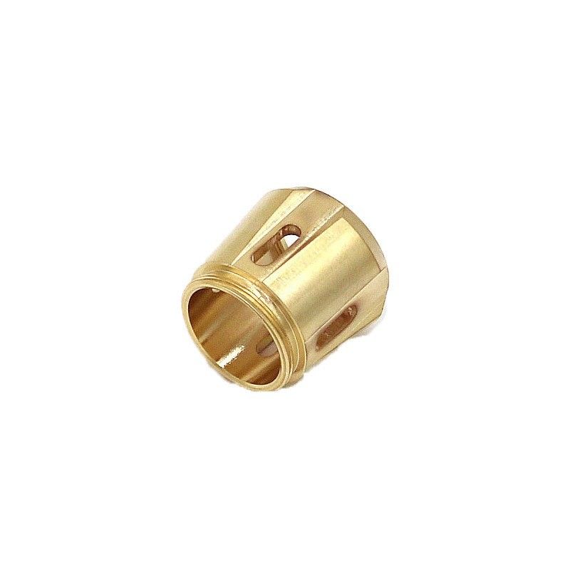 Custom CNC four-axis five-axis machining precision copper processing electronic cigarette accessories oil cover