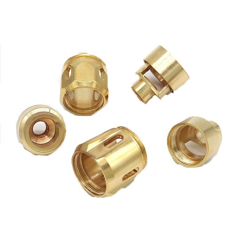 Custom CNC four-axis five-axis machining precision copper processing electronic cigarette accessories oil cover