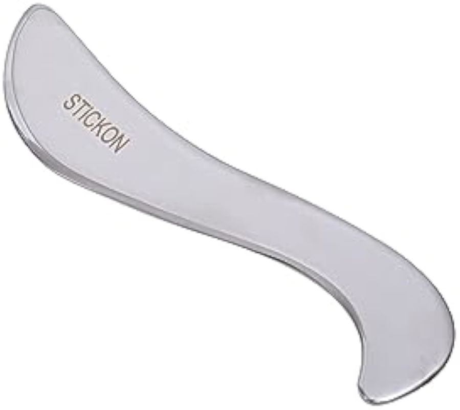 ESTINK Guasha Scraping Massage Tool Stainless Steel Upgrade Muscle Scraper For Soft Tissue Mobilization Back Legs Neck
