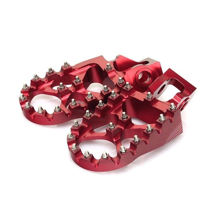 Small Batch Manufacturing Customized CNC Machined High-Performance Metal Aluminum Motorcycle Dirt Bike Footpegs