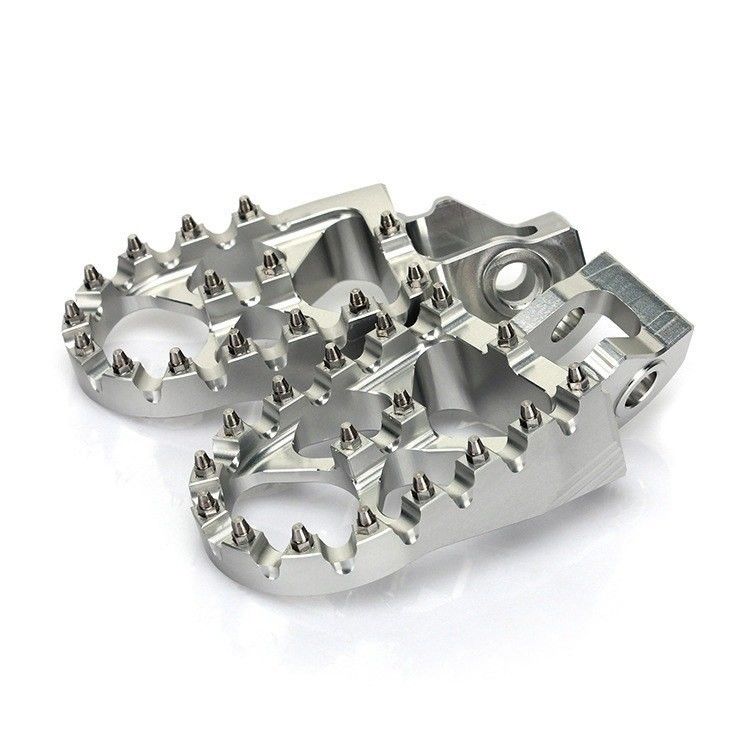 Small Batch Manufacturing Customized CNC Machined High-Performance Metal Aluminum Motorcycle Dirt Bike Footpegs