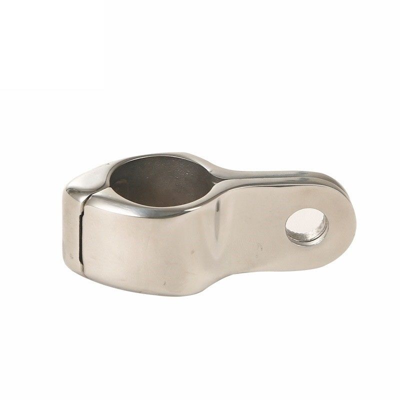 High Quality Stainless Steel Marine Hardware Parts Handle Pipe Clamp Lost Wax Casting Pipe Fittings