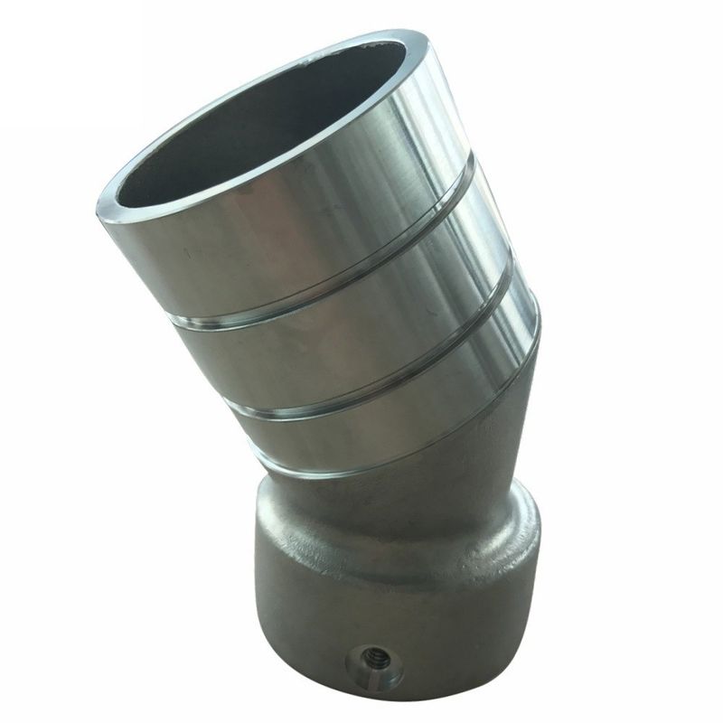 Custom OEM 316 Stainless Steel Machinery Hardware Spare Metal Slot U Tube Pipe Fitting