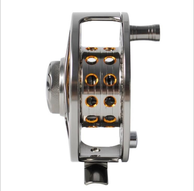 Fly Reel Large Arbor CNC Aluminum Alloy Body With Stainless Steel Ball Bearings Fishing Reels, 5 / 6