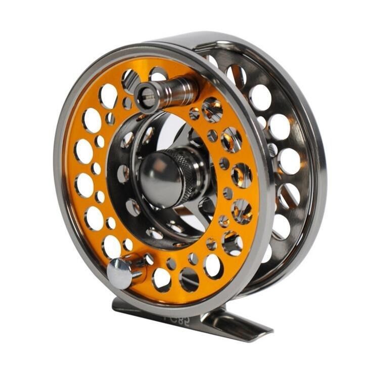 Fly Reel Large Arbor CNC Aluminum Alloy Body With Stainless Steel Ball Bearings Fishing Reels, 5 / 6