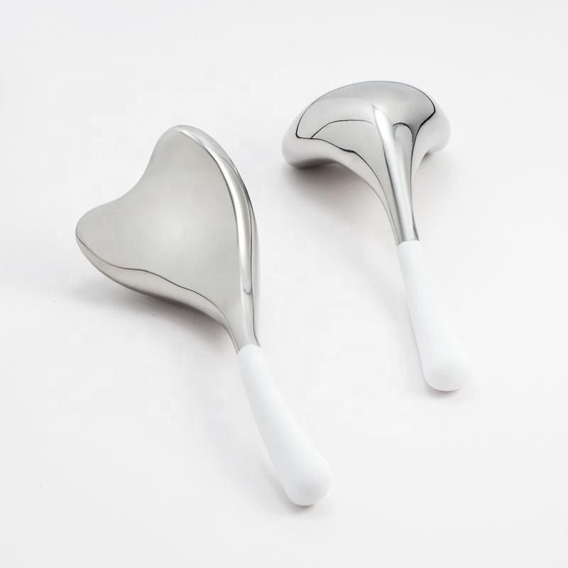 Skin Care Tools Metal Heart Gua Sha Face Lifting Beauty Cooling Cryo Sticks Massage Stainless Steel Ice Globes