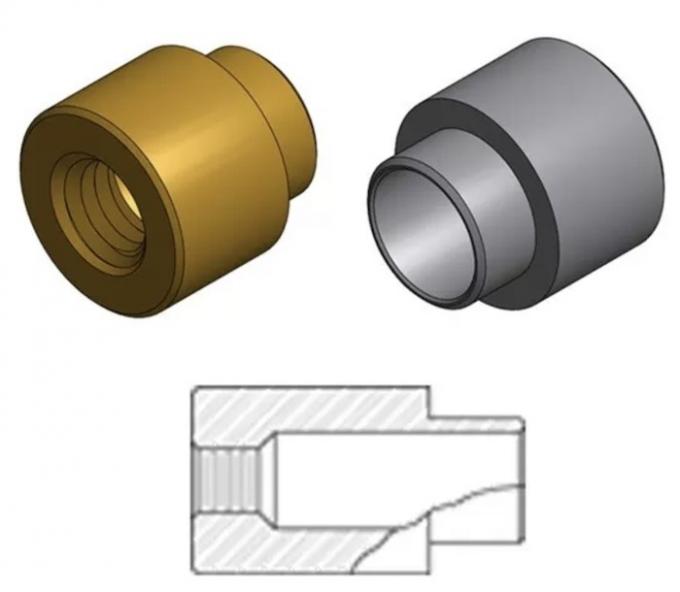Round Hex Swage Standoffs Spacers 3/8" Carbon Steel Material